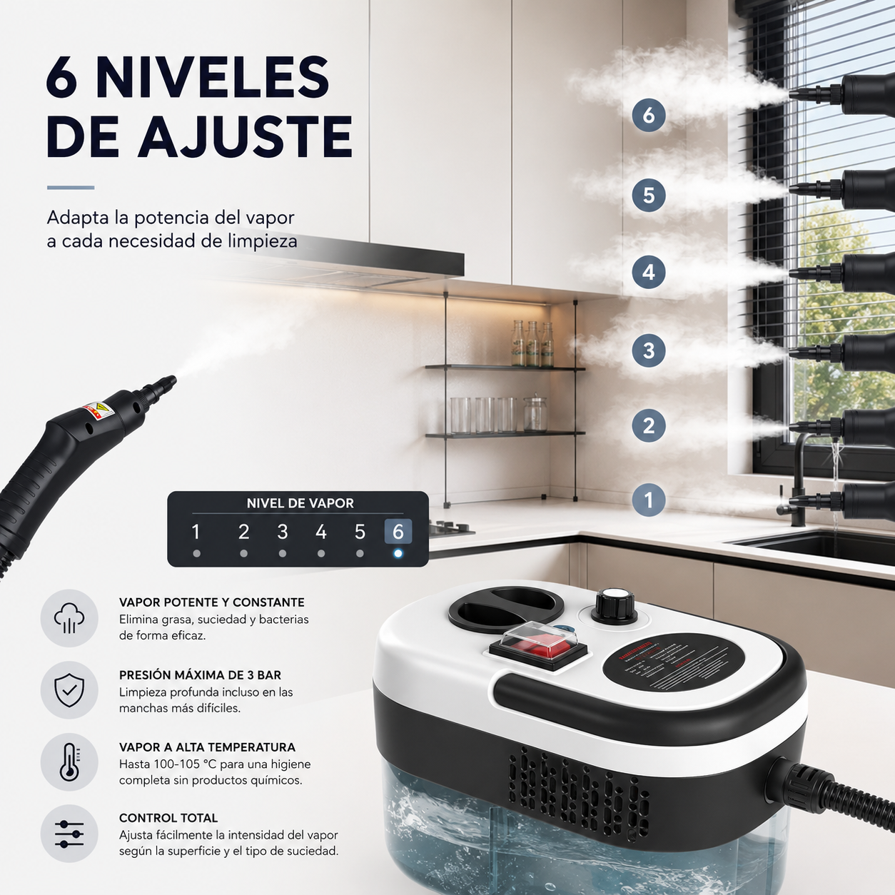 Steam Cleaner™ | Limpiador a Vapor Profesional para el Hogar